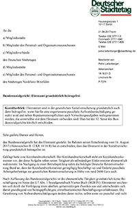 Rundschreiben des Deutschen Städetags mit näheren Informationen (PDF)